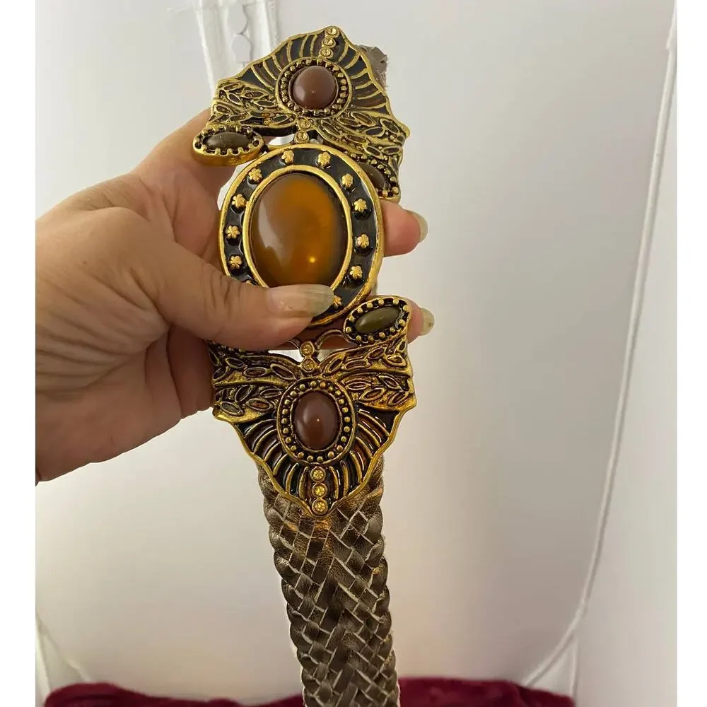 Chicos golden belt size small